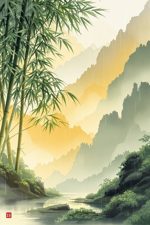 空山新雨 封面
